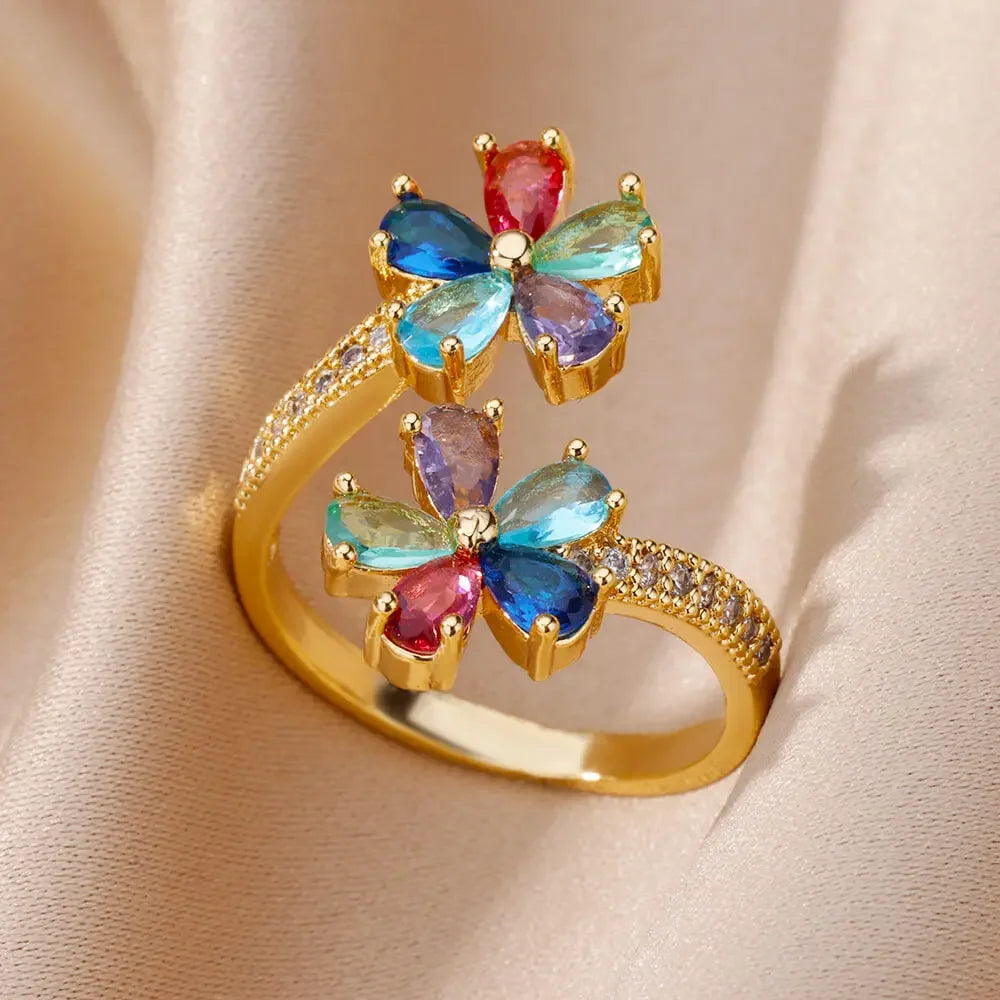 Lumière Floral Ring