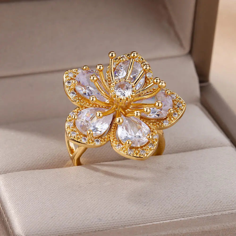 Lumière Floral Ring